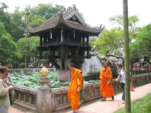 pagoda na jednom sloupu
