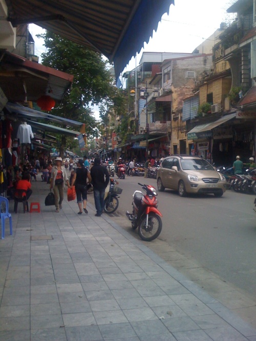 ulicky v Hanoje